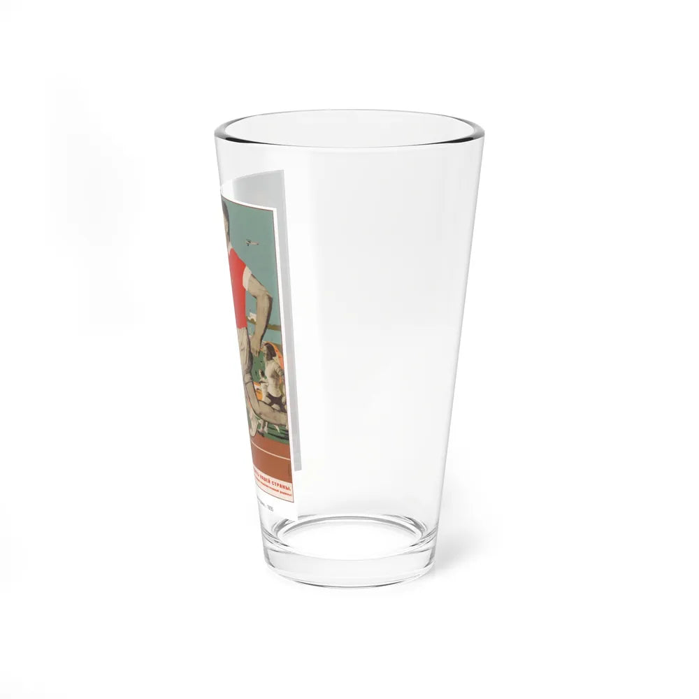 Soviet Era Poster 463 - Pint Glass 16oz-Go Mug Yourself