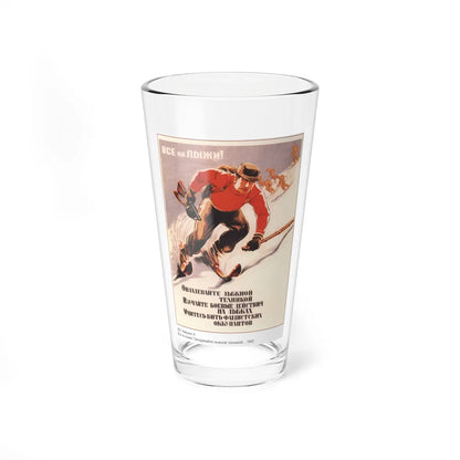 Soviet Era Poster 465 - Pint Glass 16oz-16oz-Go Mug Yourself