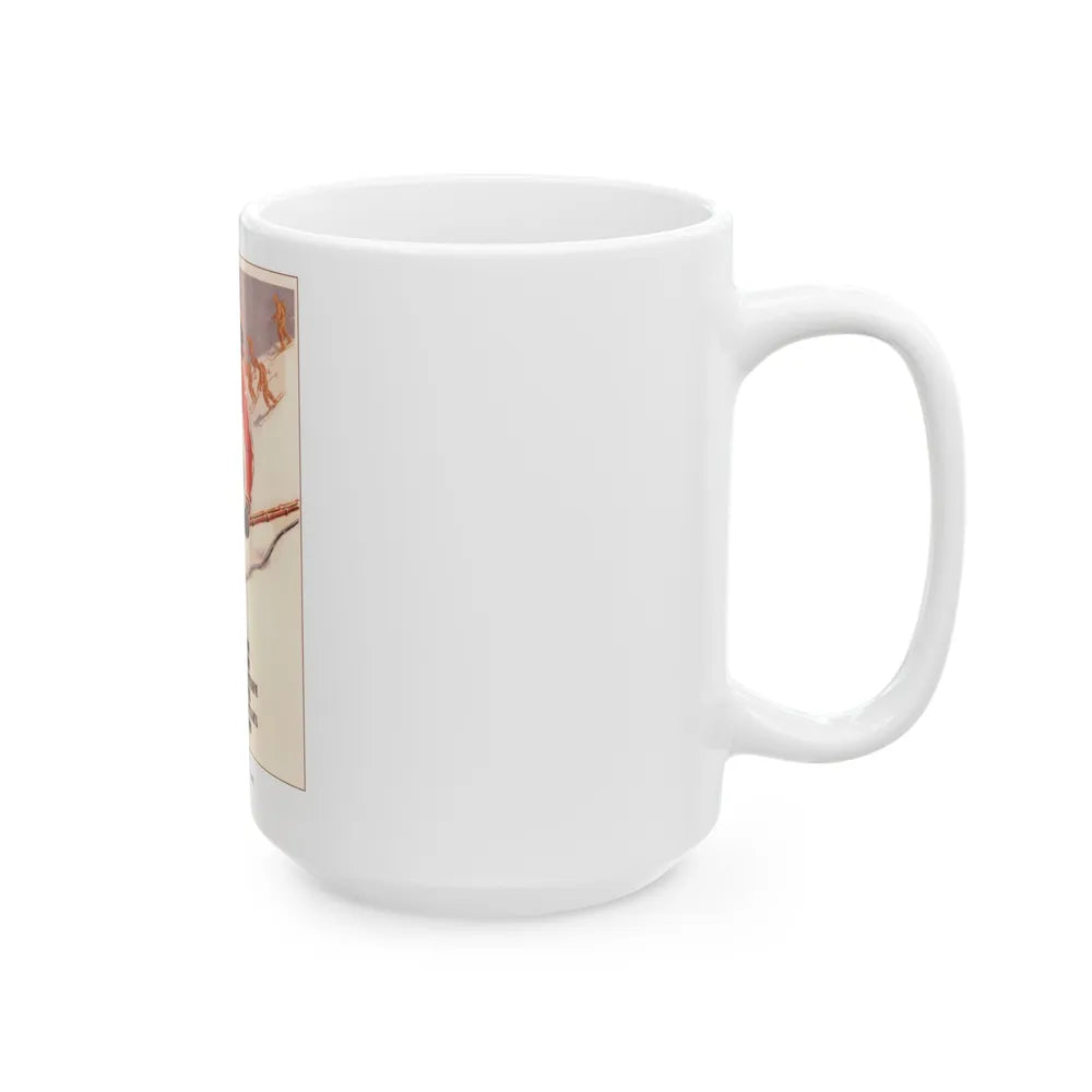 Soviet Era Poster 465 - White Coffee Mug-Go Mug Yourself