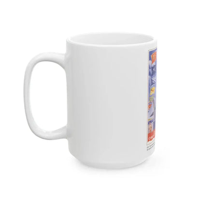 Soviet Era Poster 466 - White Coffee Mug - Go Mug Yourself