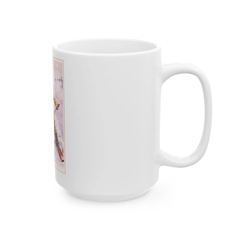 Soviet Era Poster 467 - White Coffee Mug-Go Mug Yourself