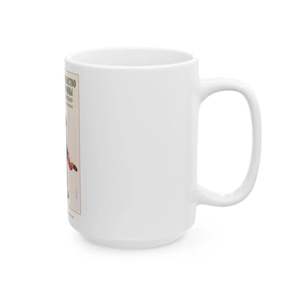 Soviet Era Poster 470 - White Coffee Mug-Go Mug Yourself