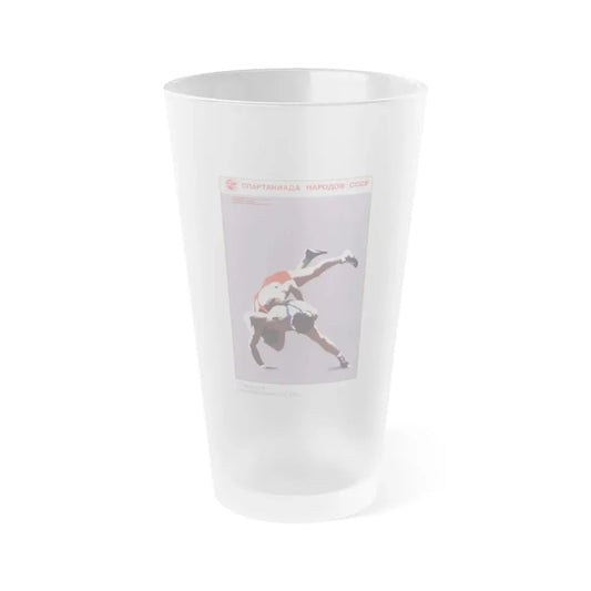 Soviet Era Poster 476 - Frosted Pint Glass 16oz Default Title - Go Mug Yourself
