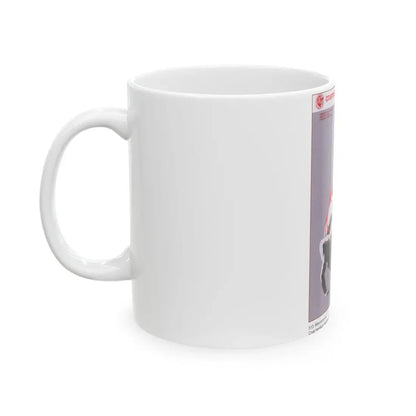 Soviet Era Poster 476 - White Coffee Mug - Go Mug Yourself