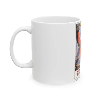 Soviet Era Poster 477 - White Coffee Mug - Go Mug Yourself