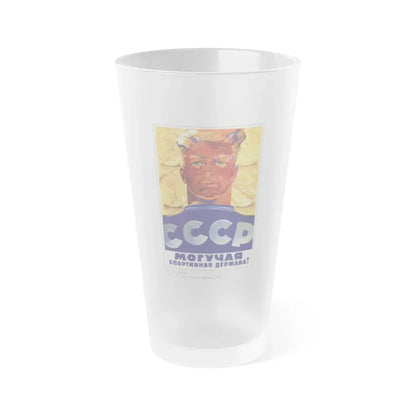 Soviet Era Poster 478 - Frosted Pint Glass 16oz Default Title - Go Mug Yourself