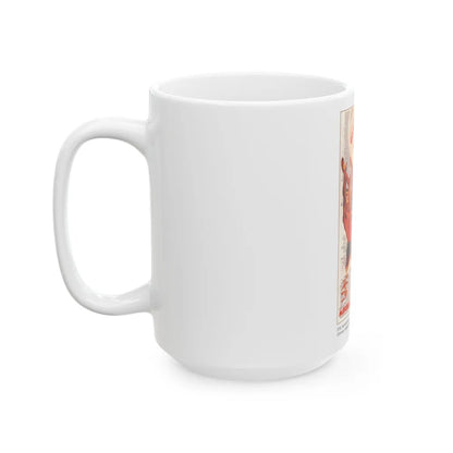 Soviet Era Poster 479 - White Coffee Mug-Go Mug Yourself