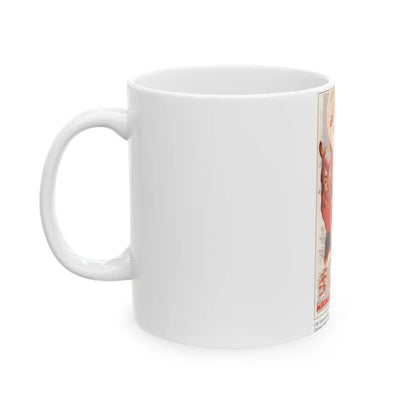 Soviet Era Poster 479 - White Coffee Mug-Go Mug Yourself