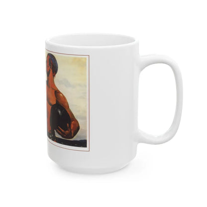 Soviet Era Poster 481 - White Coffee Mug-Go Mug Yourself