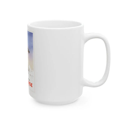 Soviet Era Poster 482 - White Coffee Mug-Go Mug Yourself