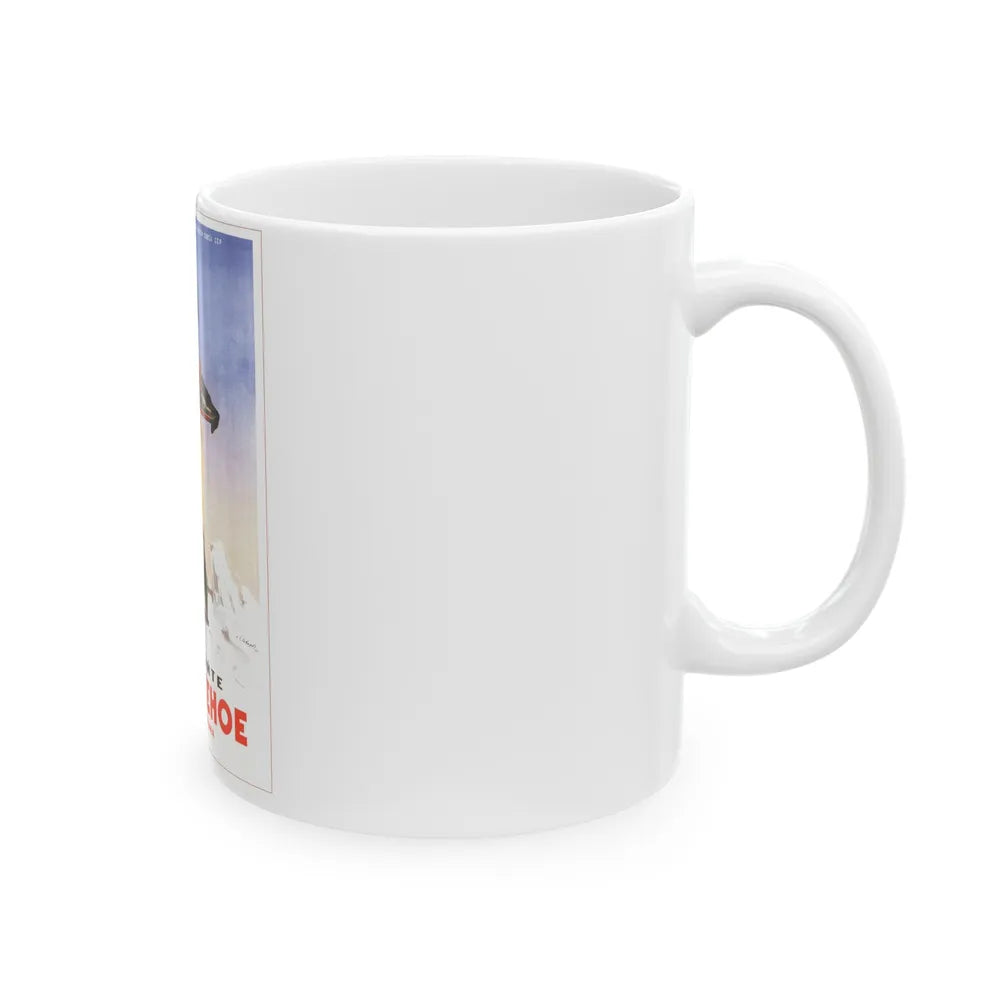 Soviet Era Poster 482 - White Coffee Mug-Go Mug Yourself