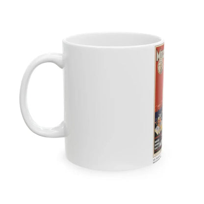 Soviet Era Poster 483 - White Coffee Mug - Go Mug Yourself