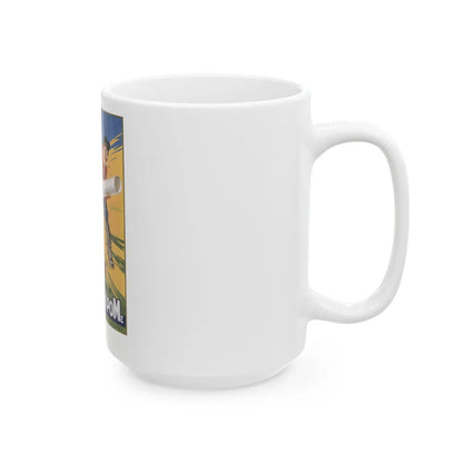 Soviet Era Poster 487 - White Coffee Mug-Go Mug Yourself