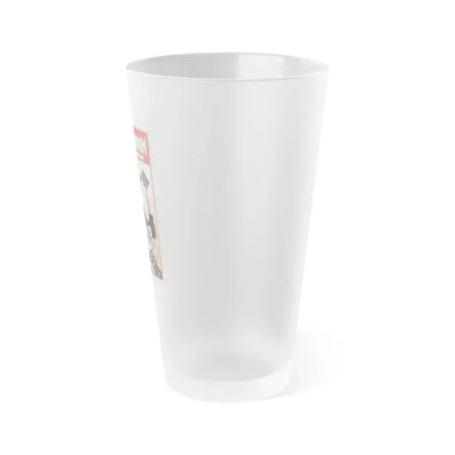 Soviet Era Poster 488 - Frosted Pint Glass 16oz - Go Mug Yourself