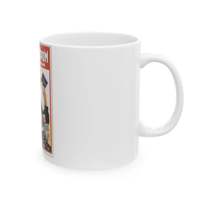 Soviet Era Poster 488 - White Coffee Mug - Go Mug Yourself