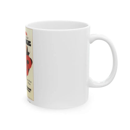 Soviet Era Poster 489 - White Coffee Mug-Go Mug Yourself