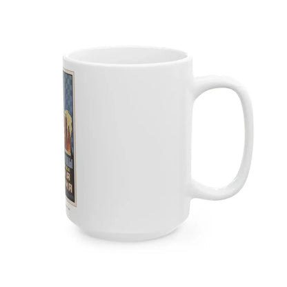 Soviet Era Poster 490 - White Coffee Mug - Go Mug Yourself