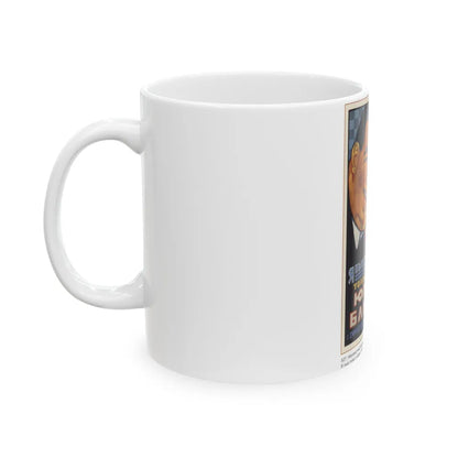 Soviet Era Poster 490 - White Coffee Mug-Go Mug Yourself