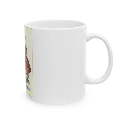 Soviet Era Poster 492 - White Coffee Mug-Go Mug Yourself