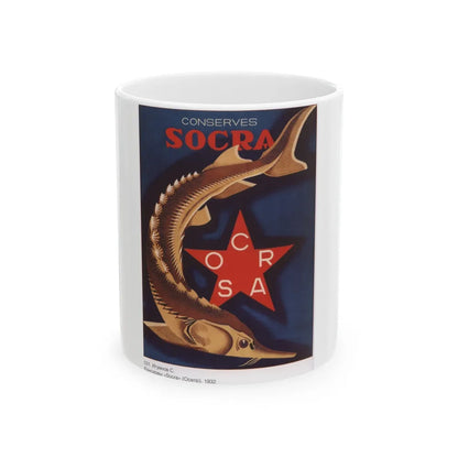 Soviet Era Poster 494 - White Coffee Mug-11oz-Go Mug Yourself