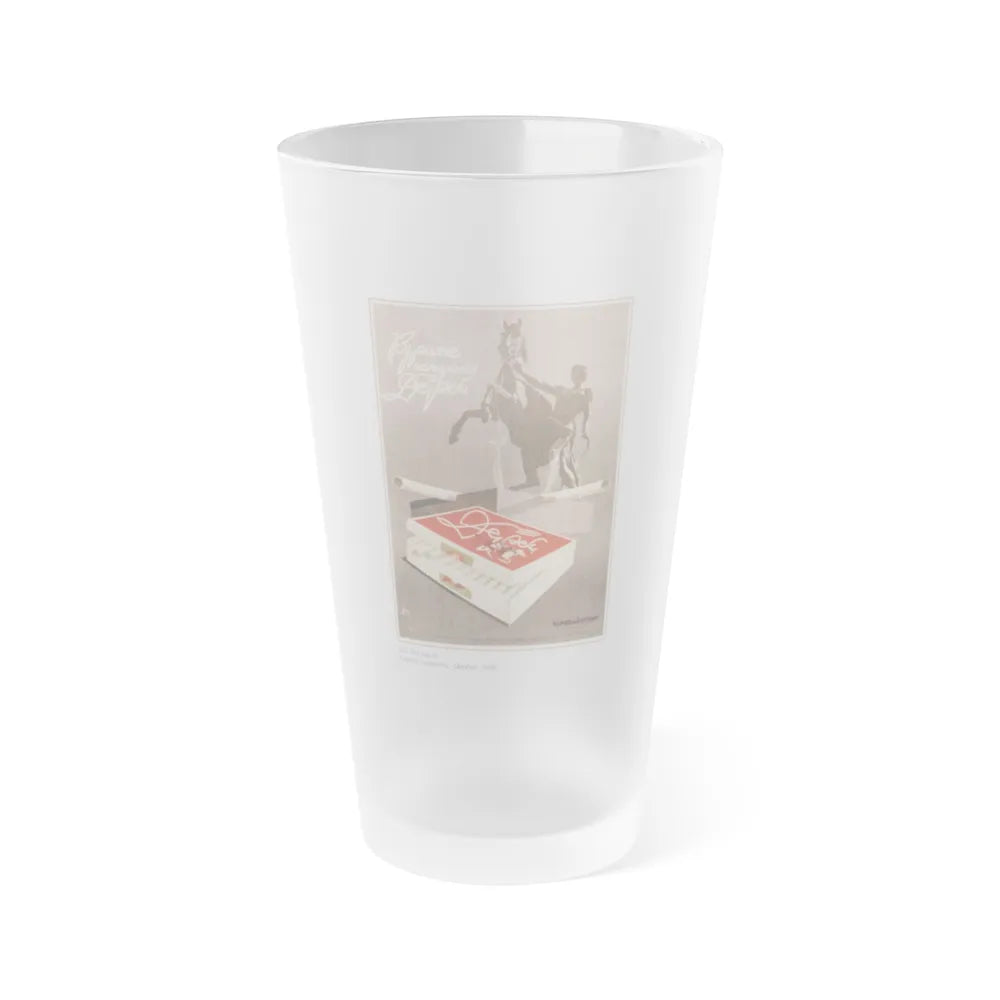 Soviet Era Poster 495 - Frosted Pint Glass 16oz-16oz-Frosted-Go Mug Yourself