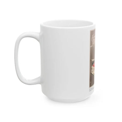 Soviet Era Poster 495 - White Coffee Mug - Go Mug Yourself