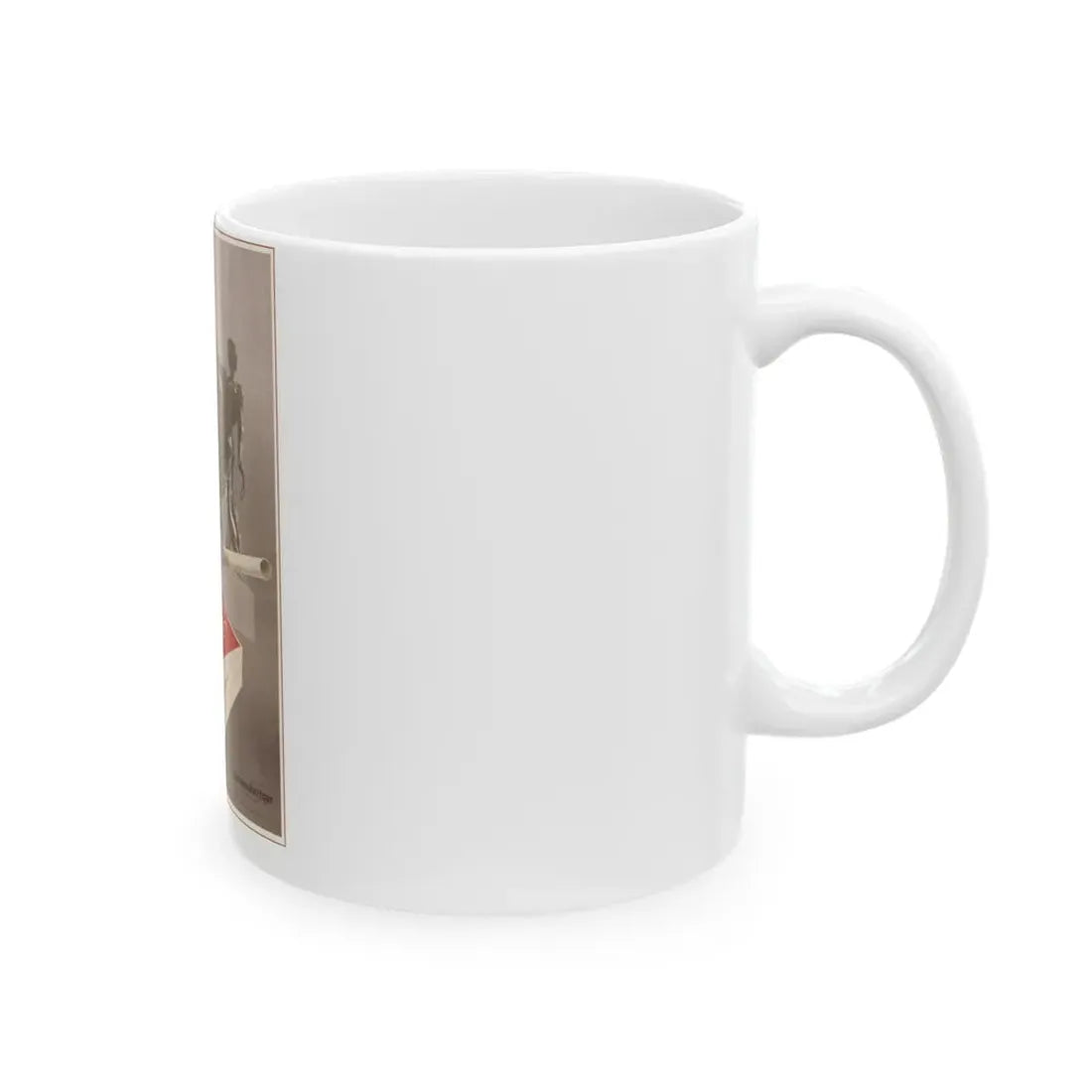 Soviet Era Poster 495 - White Coffee Mug - Go Mug Yourself