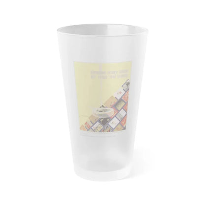 Soviet Era Poster 496 - Frosted Pint Glass 16oz 16oz Frosted - Go Mug Yourself
