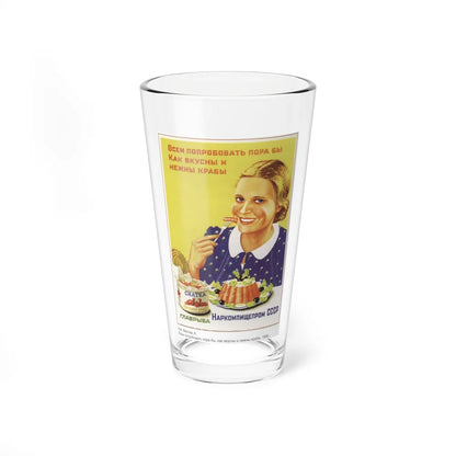 Soviet Era Poster 497 - Pint Glass 16oz-16oz-Go Mug Yourself