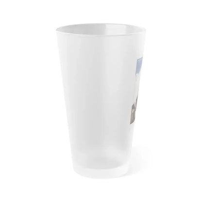 Soviet Era Poster 502 - Frosted Pint Glass 16oz - Go Mug Yourself