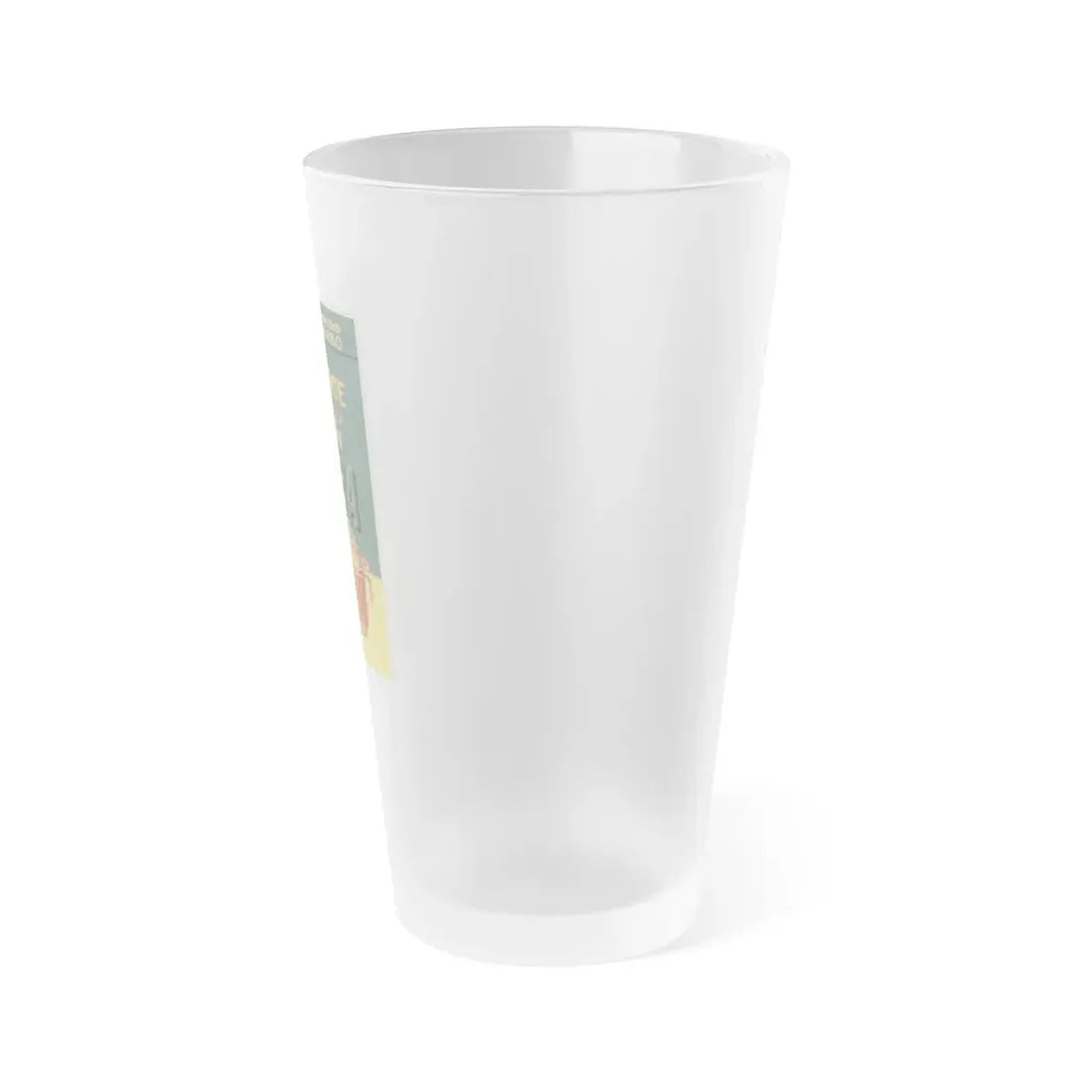 Soviet Era Poster 503 - Frosted Pint Glass 16oz - Go Mug Yourself