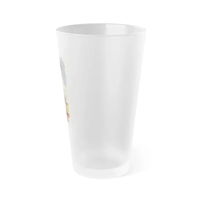 Soviet Era Poster 509 - Frosted Pint Glass 16oz - Go Mug Yourself