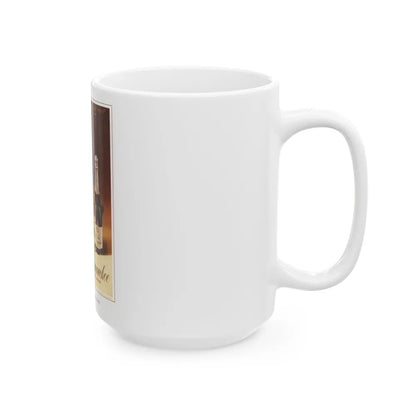 Soviet Era Poster 510 - White Coffee Mug-Go Mug Yourself