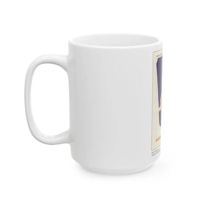 Soviet Era Poster 512 - White Coffee Mug - Go Mug Yourself