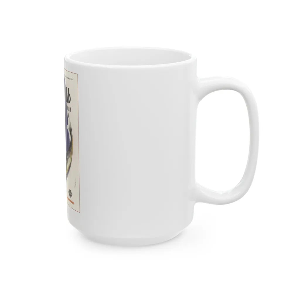 Soviet Era Poster 512 - White Coffee Mug-Go Mug Yourself