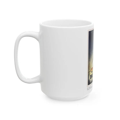 Soviet Era Poster 513 - White Coffee Mug-Go Mug Yourself