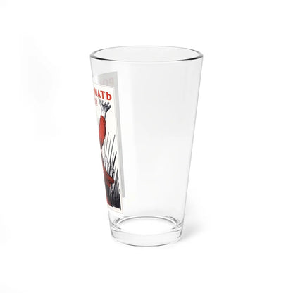 Soviet Era Poster 515 - Pint Glass 16oz-Go Mug Yourself