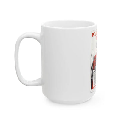 Soviet Era Poster 515 - White Coffee Mug-Go Mug Yourself