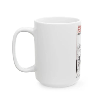 Soviet Era Poster 517 - White Coffee Mug - Go Mug Yourself