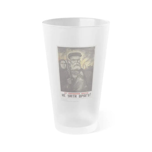 Soviet Era Poster 521 - Frosted Pint Glass 16oz Default Title - Go Mug Yourself