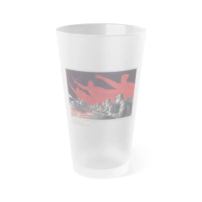 Soviet Era Poster 524 - Frosted Pint Glass 16oz Default Title - Go Mug Yourself