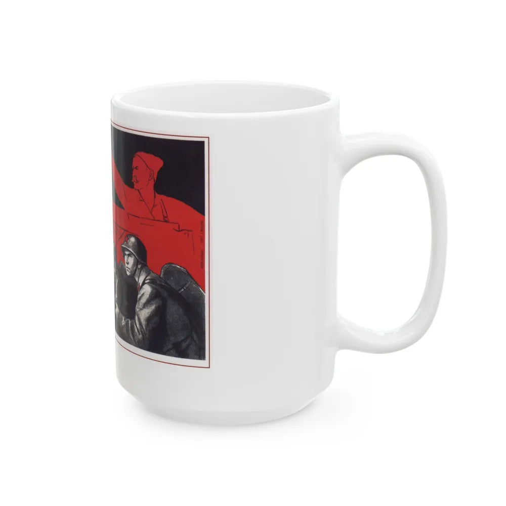 Soviet Era Poster 524 - White Coffee Mug-Go Mug Yourself