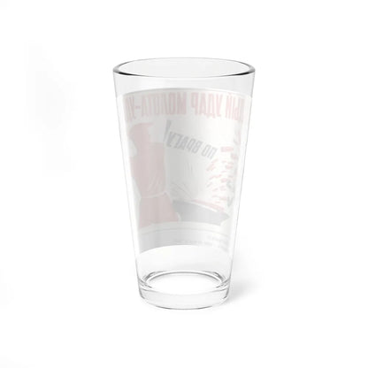 Soviet Era Poster 525 - Pint Glass 16oz-Go Mug Yourself