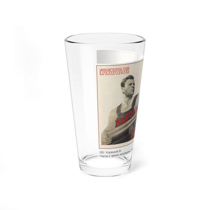 Soviet Era Poster 526 - Pint Glass 16oz-Go Mug Yourself