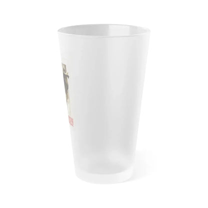 Soviet Era Poster 529 - Frosted Pint Glass 16oz - Go Mug Yourself