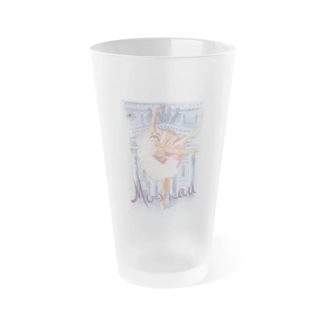 Soviet Era Poster 53 - Frosted Pint Glass 16oz Default Title - Go Mug Yourself