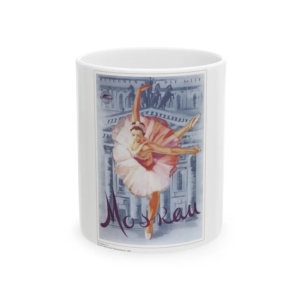 Soviet Era Poster 53 - White Coffee Mug-11oz-Go Mug Yourself