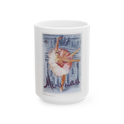 Soviet Era Poster 53 - White Coffee Mug-15oz-Go Mug Yourself