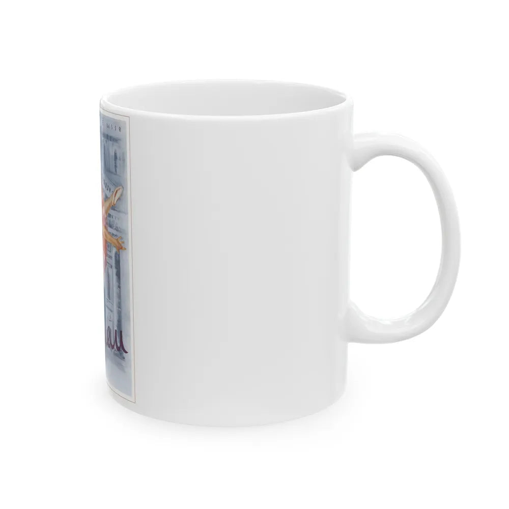 Soviet Era Poster 53 - White Coffee Mug-Go Mug Yourself