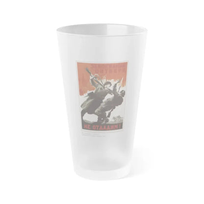 Soviet Era Poster 530 - Frosted Pint Glass 16oz Default Title - Go Mug Yourself
